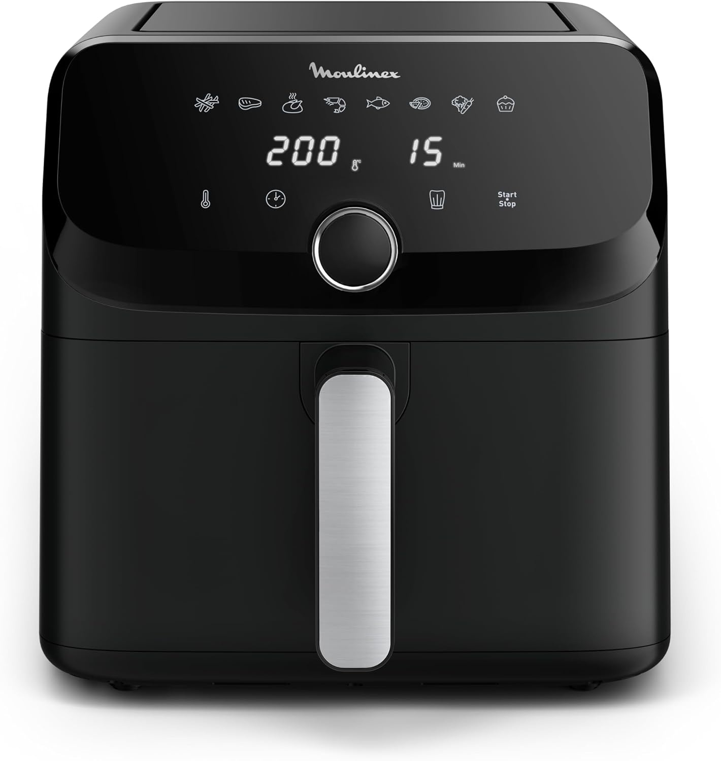 Friteuse à air chaud 7,5L - 8 programmes - Noir - 47% de remise