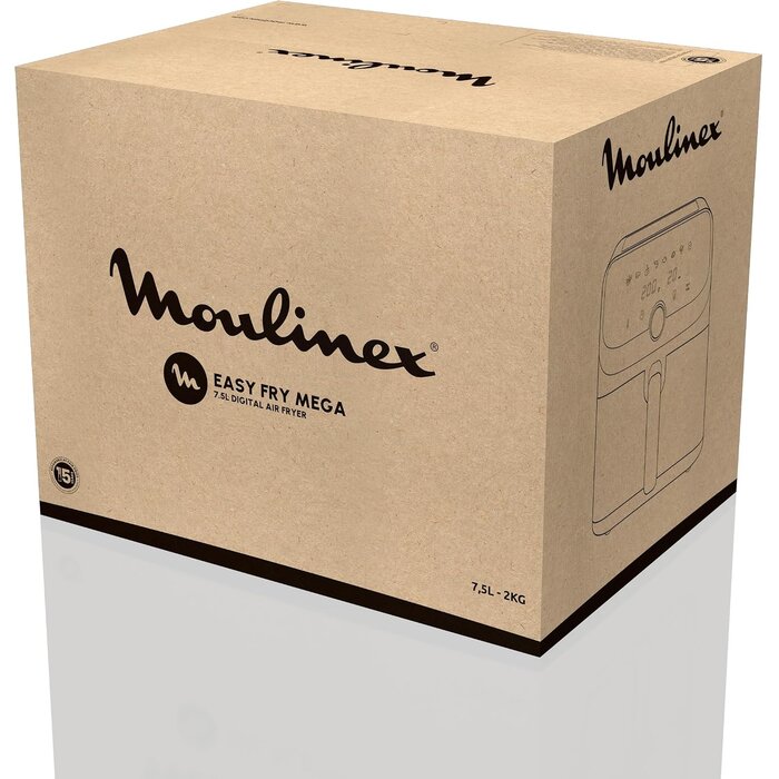 Friteuse à air chaud 7,5L - 8 programmes - Noir - 47% de remise