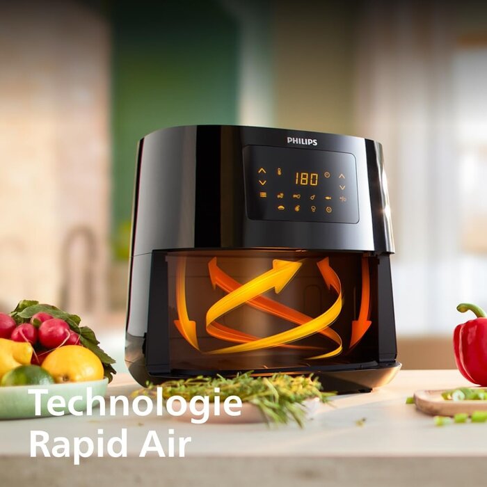 Philips Friteuse à air chaud XL 6,2L 2000W - 46% de remise - Noir