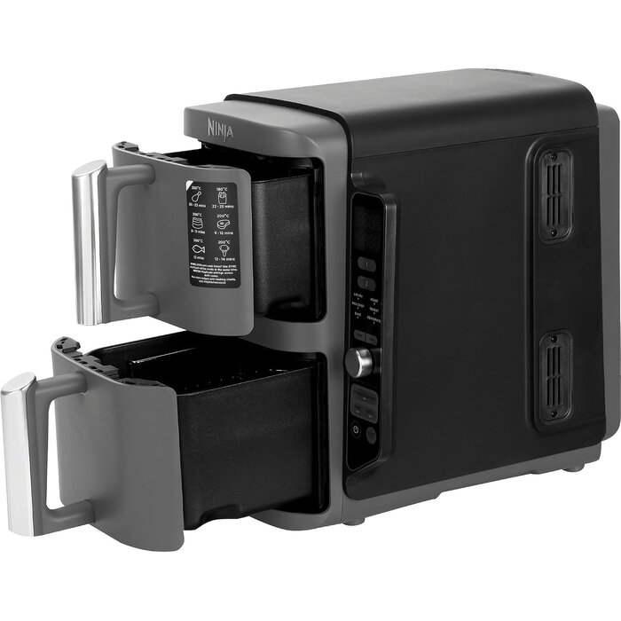 Friteuse à air chaud double XL 9,5L, 6-en-1 - 47% de remise