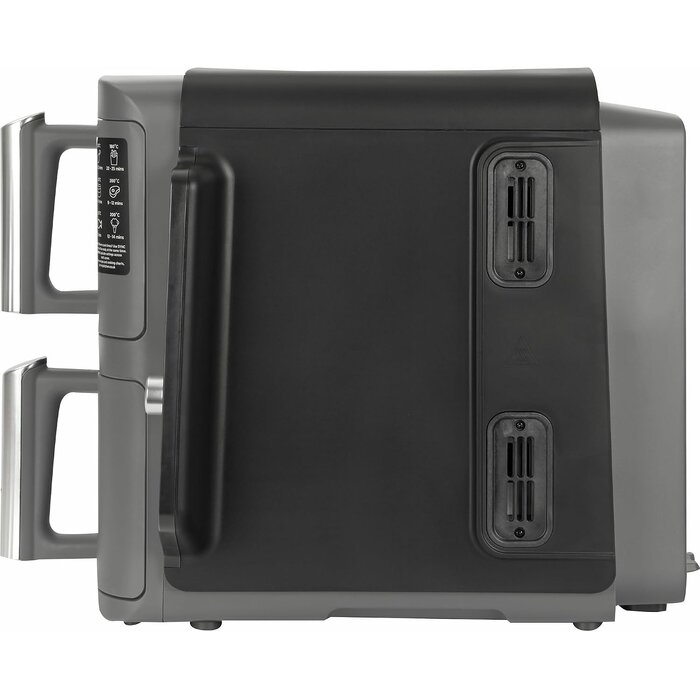 Friteuse à air chaud double XL 9,5L, 6-en-1 - 47% de remise