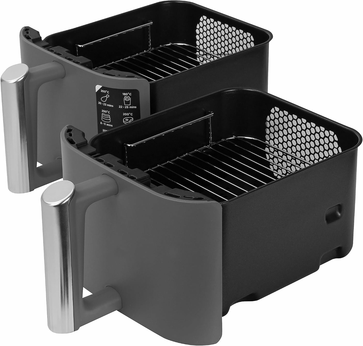 Friteuse à air chaud double XL 9,5L, 6-en-1 - 47% de remise