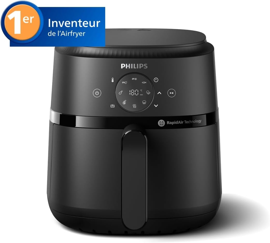 Philips Airfryer compact 4,2L - 1500W - 13 modes - Noir - 46% de remise