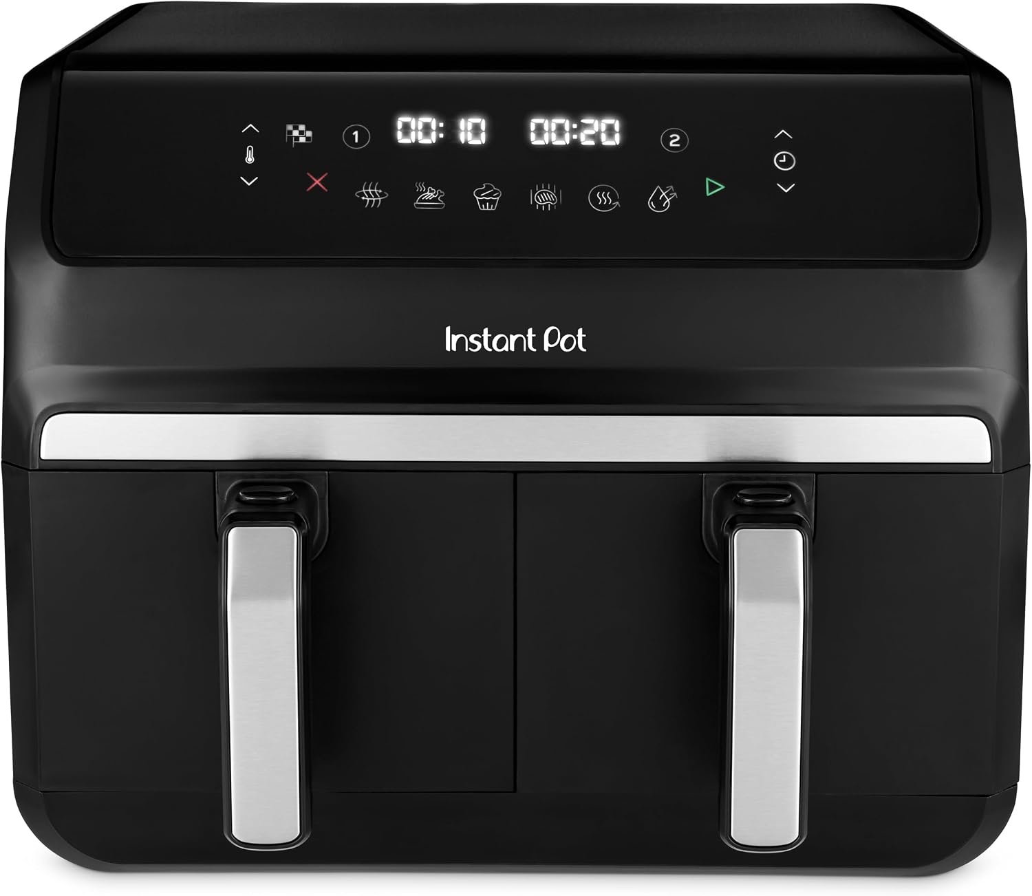 Friteuse à air double zone 8L - Gris Truffe - 46% de remise