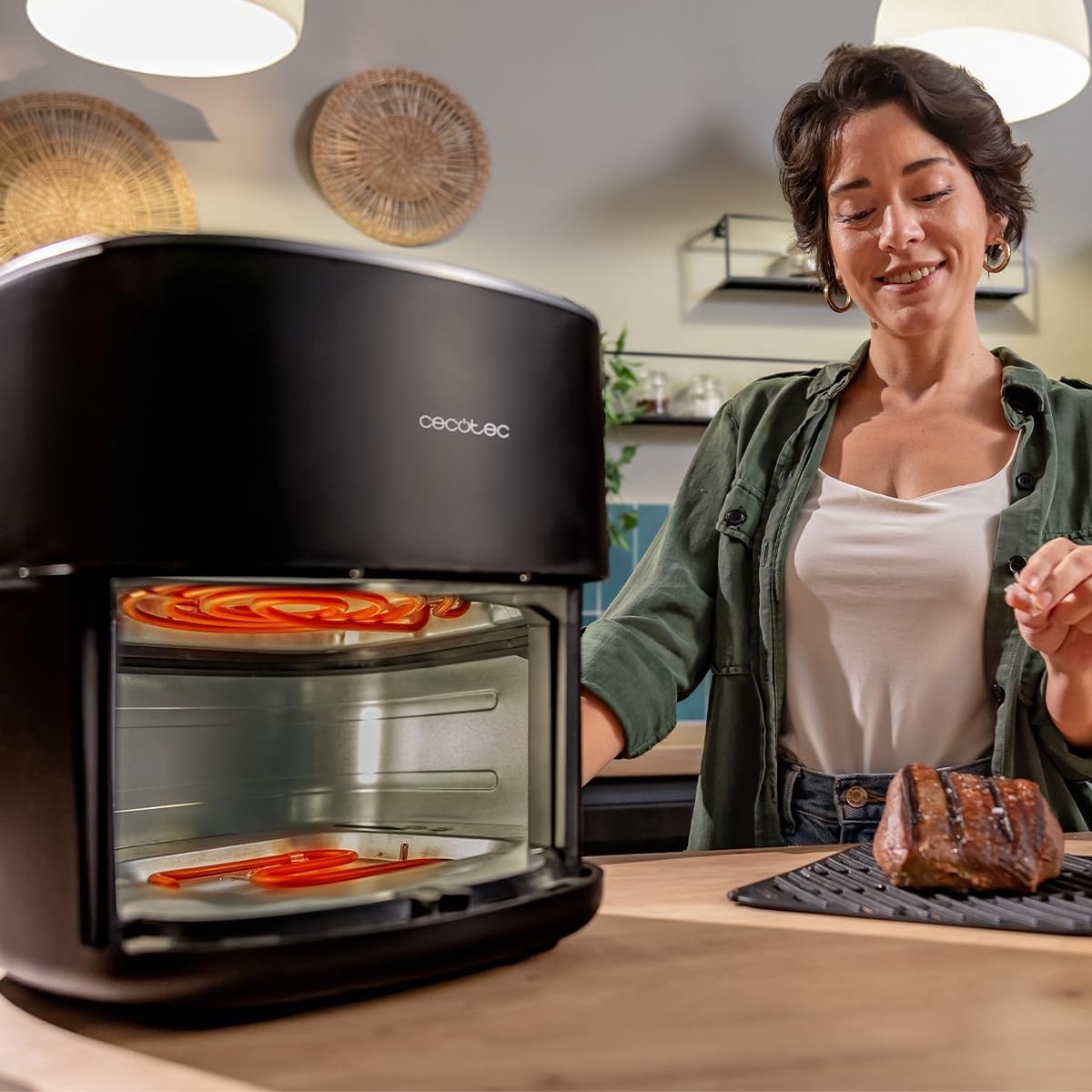 Cecotec Friteuse à air chaud 6,5L 2200W avec Grill - 45% de remise
