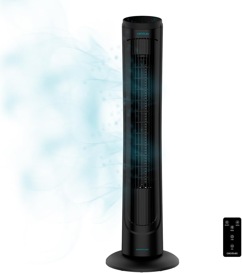 Cecotec Ventilateur Colonne Oscillant 84 cm 60W - Blanc - 44% de remise