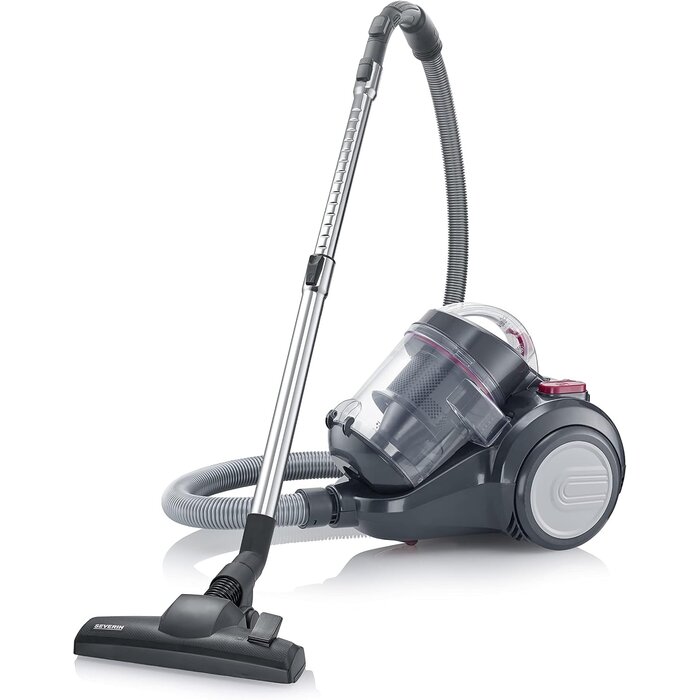 Aspirateur Cyclonique 800W - 9m - 2,1L - Noir/Rouge - 46% de remise