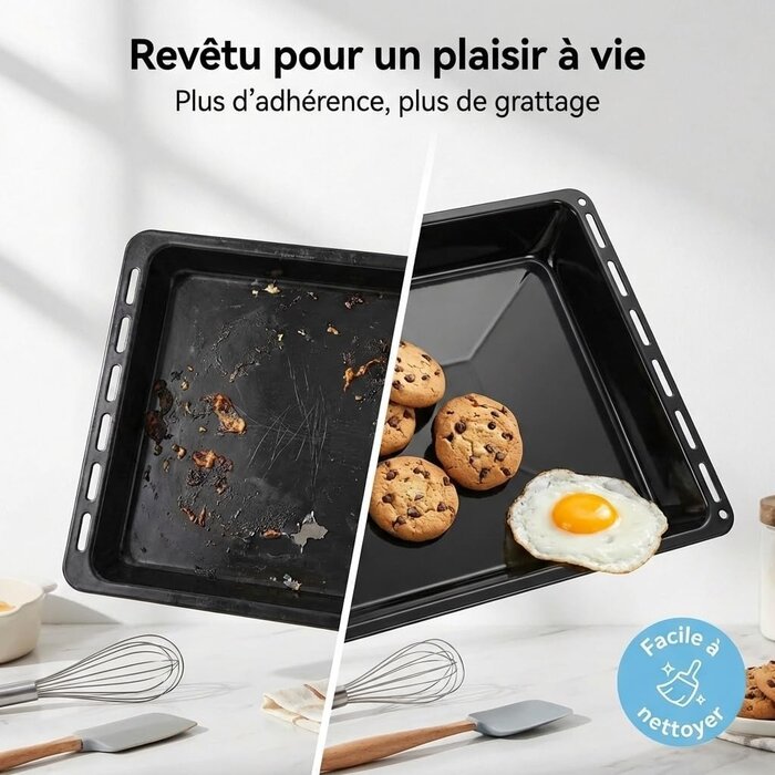 Lèchefrite émaillée 45,5x37,5 cm pour four - 42% de remise