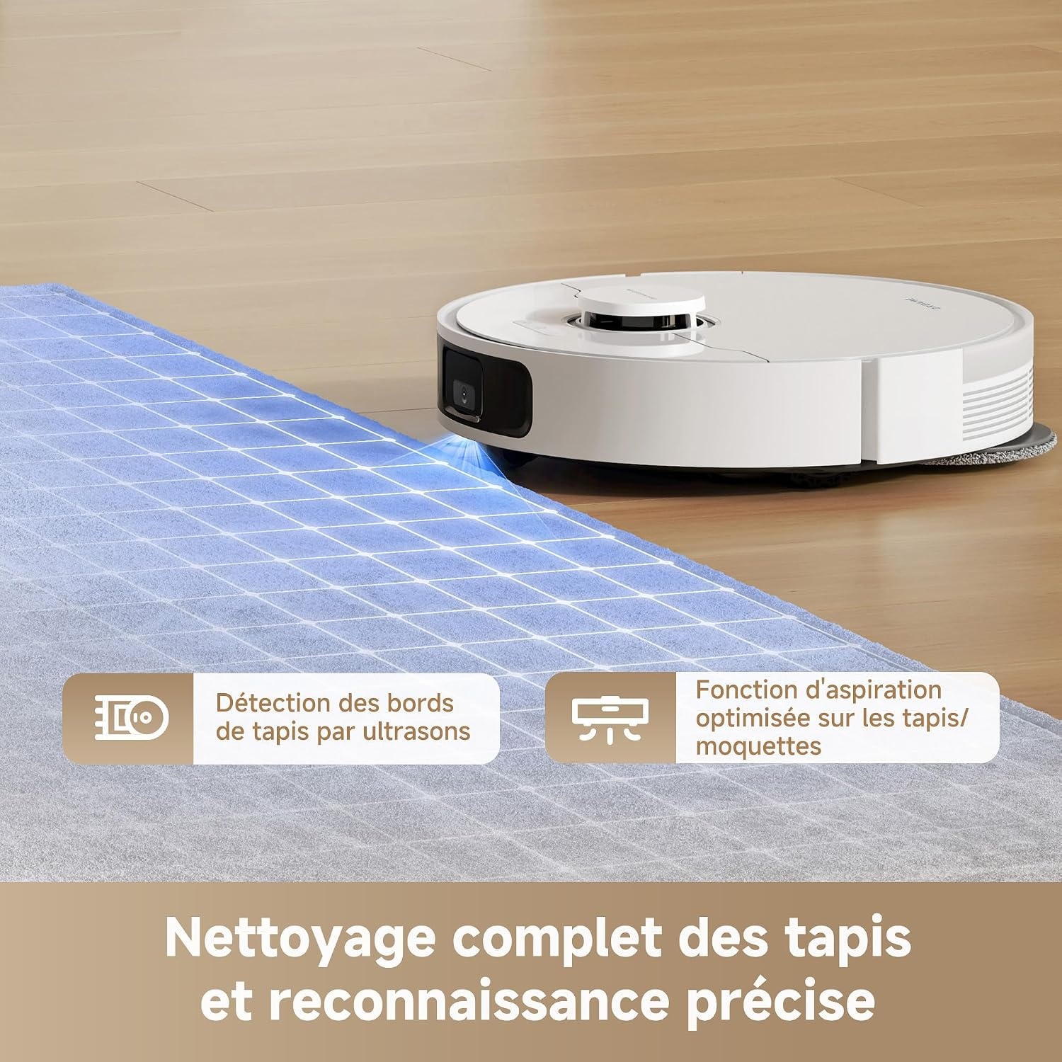 Dreame Robot aspirateur et laveur 13 000 Pa, technologie RoboSwing - 47% de remise