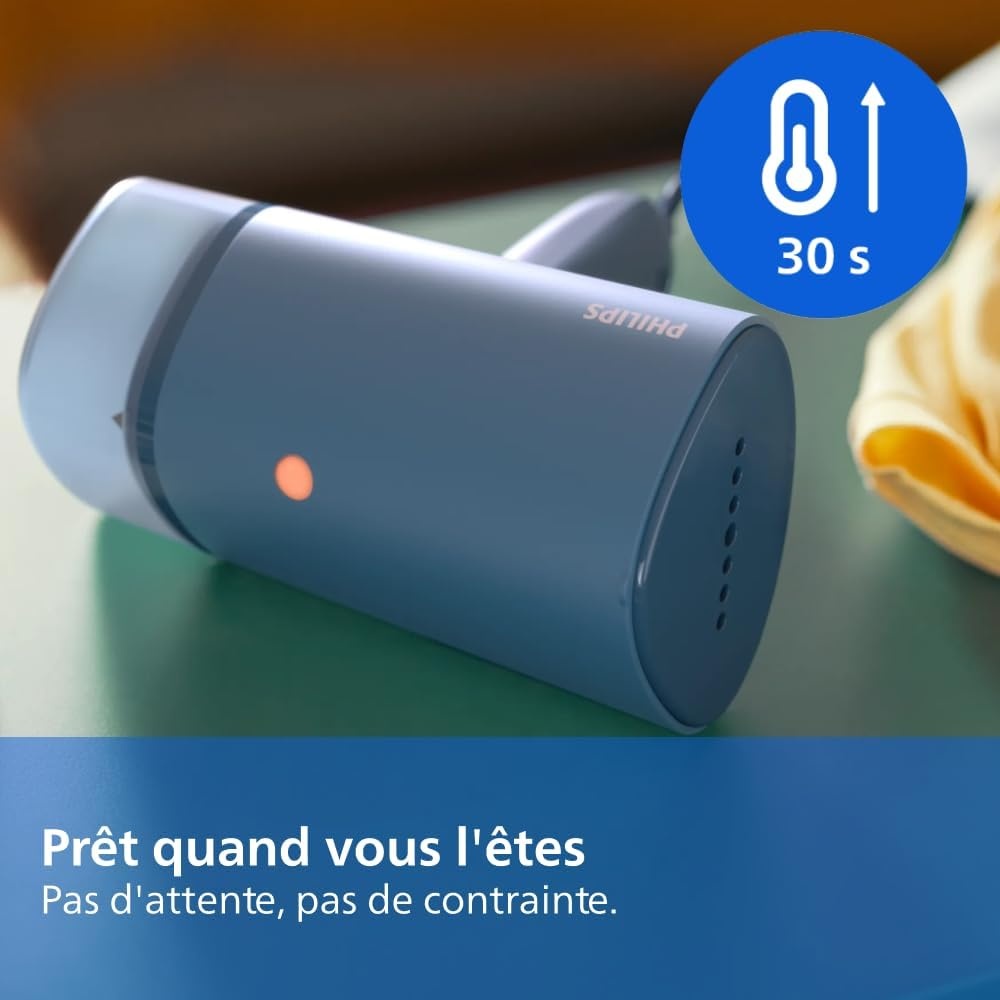 Philips Défroisseur vapeur portatif 1000W bleu - 42% de remise