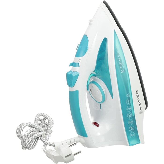 Fer à repasser vapeur 2600W 210g bleu - 42% de remise