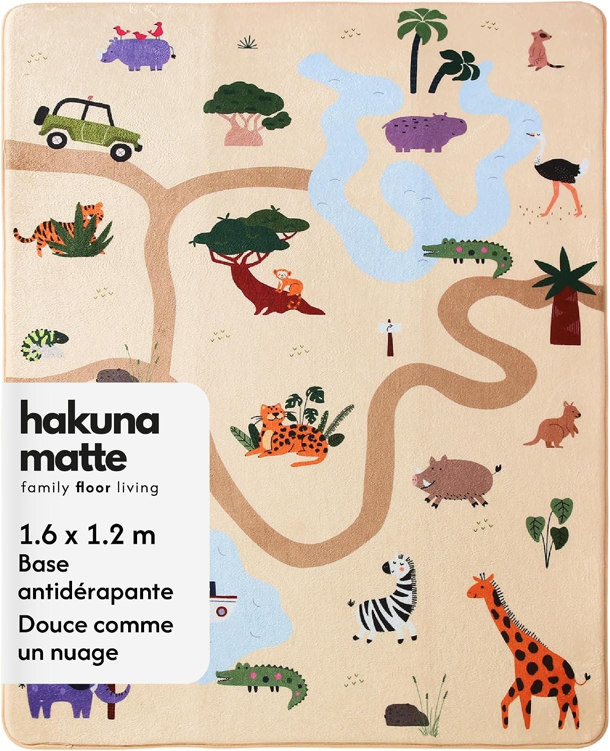 Tapis de jeu pour bébé ferme 160x120cm - 45% de remise