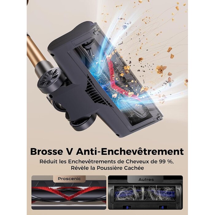 Aspirateur Balai Sans Fil Haute Performance - 34% de remise