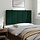 Coussin de tête de lit 100 cm velours vert foncé - 39% de remise