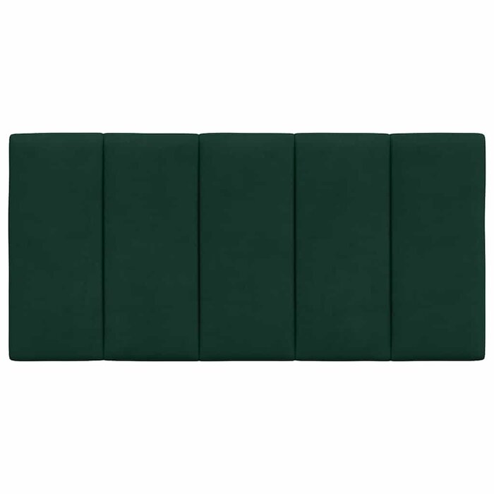 Vidaxl Coussin de tête de lit 100 cm velours vert foncé - 39% de remise