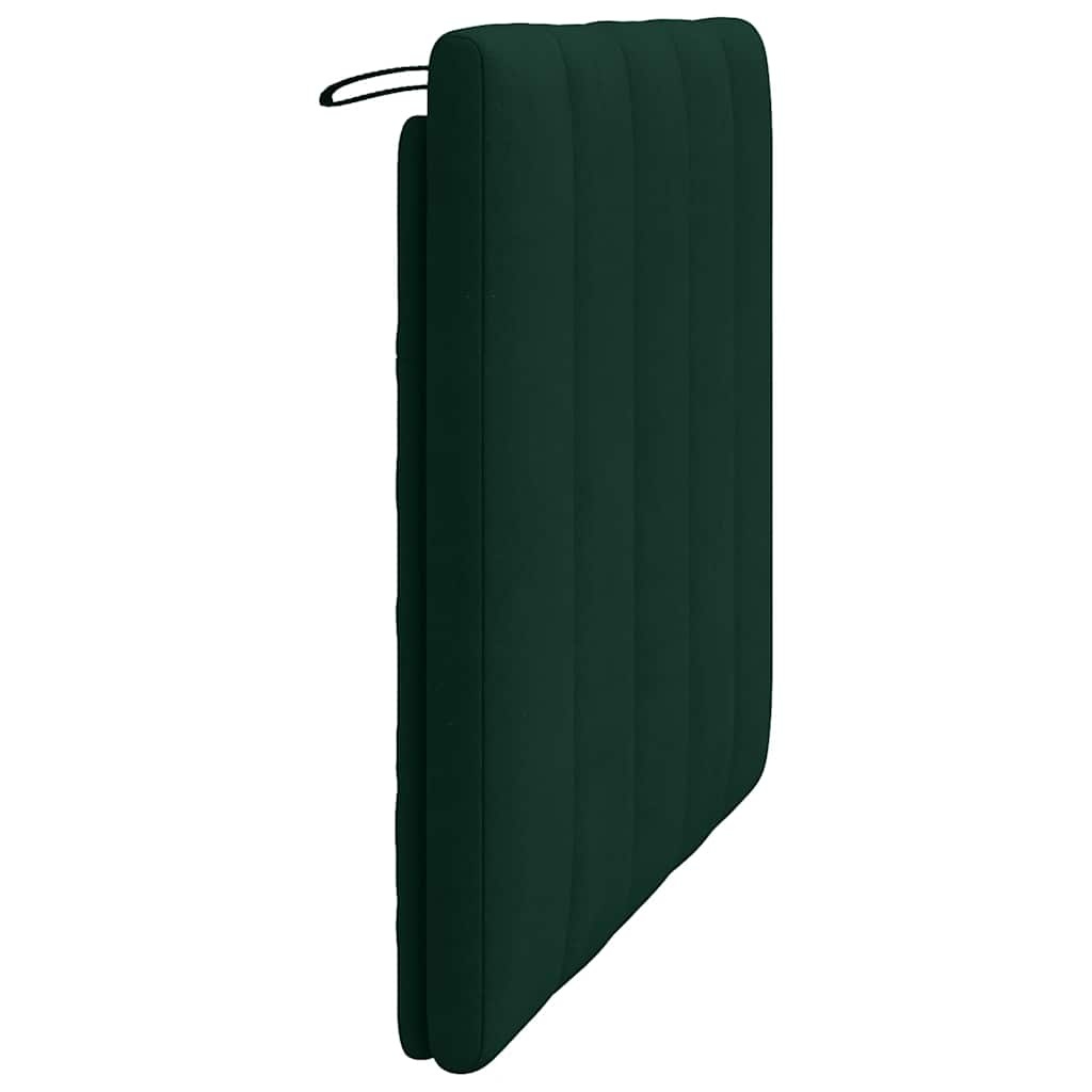 Vidaxl Coussin de tête de lit 100 cm velours vert foncé - 39% de remise