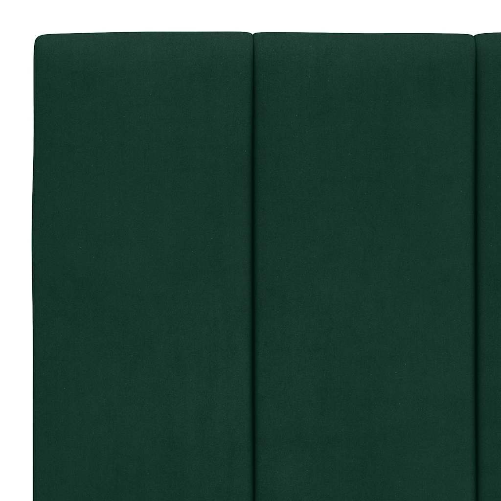 Vidaxl Coussin de tête de lit 100 cm velours vert foncé - 39% de remise