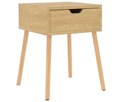 Vidaxl Table de chevet chêne sonoma - 40x40x56 cm - 40% de remise