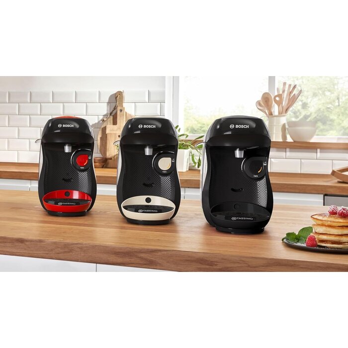 Bosch Machine à café automatique compacte 1400W - Noir - 39% de remise