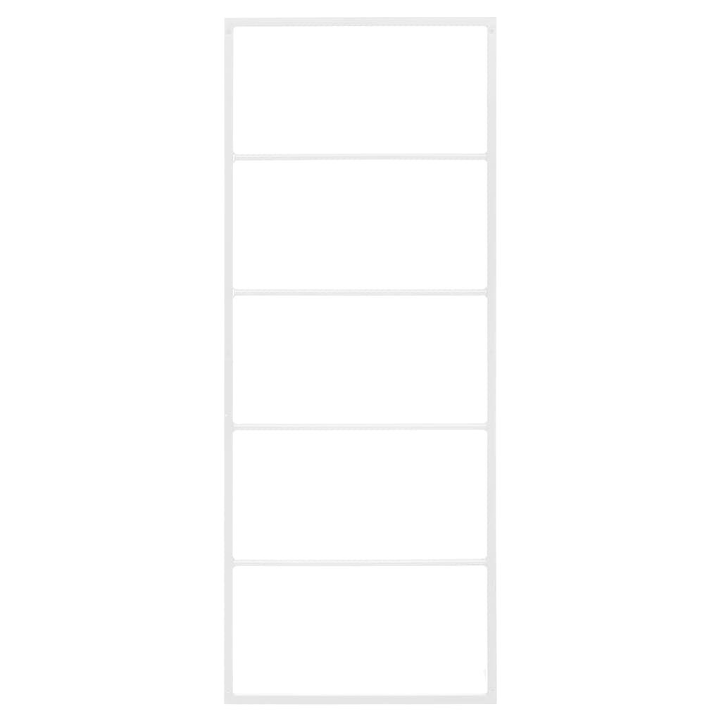 Vidaxl Porte-serviettes mural en acier blanc 45x10x115 cm - 42% de remise