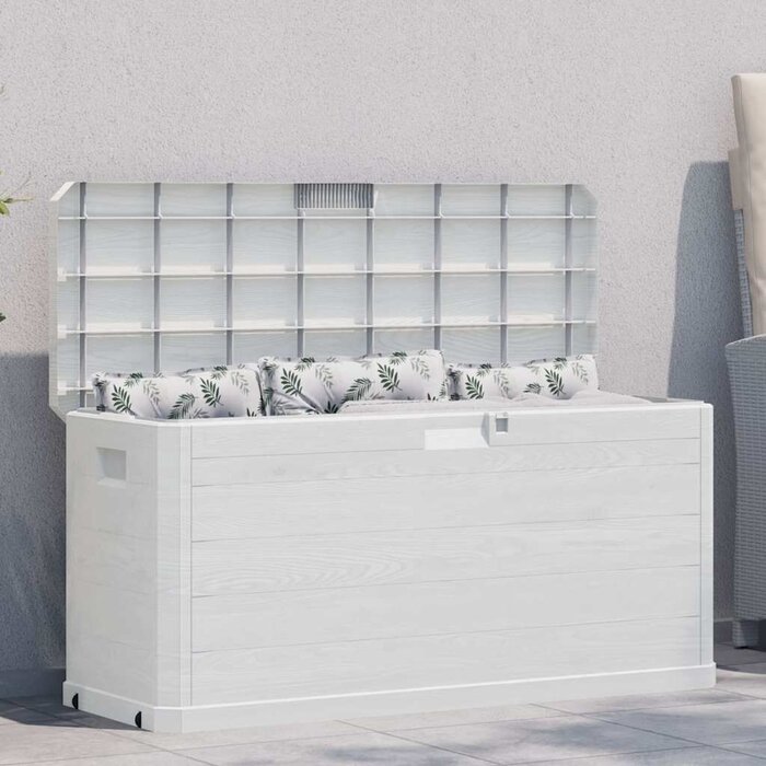 Vidaxl Coffre de jardin 280 L gris - 42% de remise - Déballé