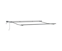 Vidaxl Store banne manuel anthracite 4,5 x 2,5 m - 41% de remise
