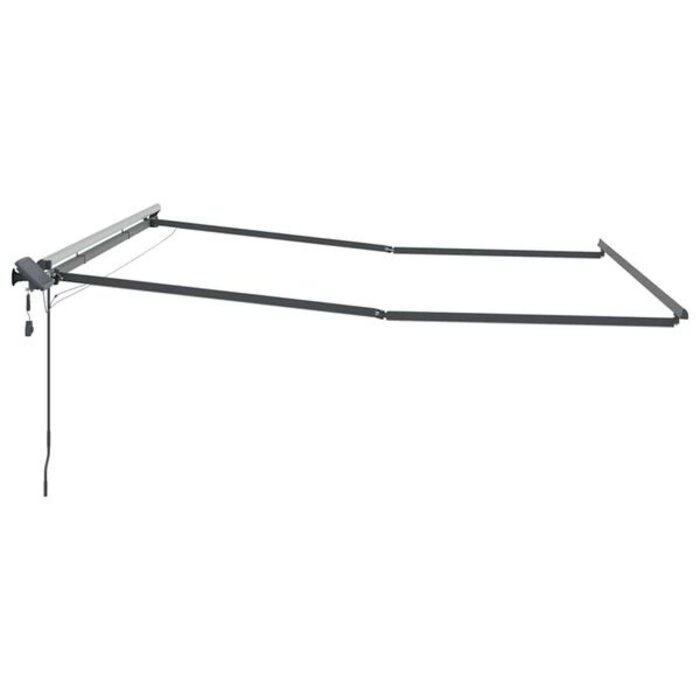 Vidaxl Store banne manuel anthracite 4,5 x 2,5 m - 41% de remise