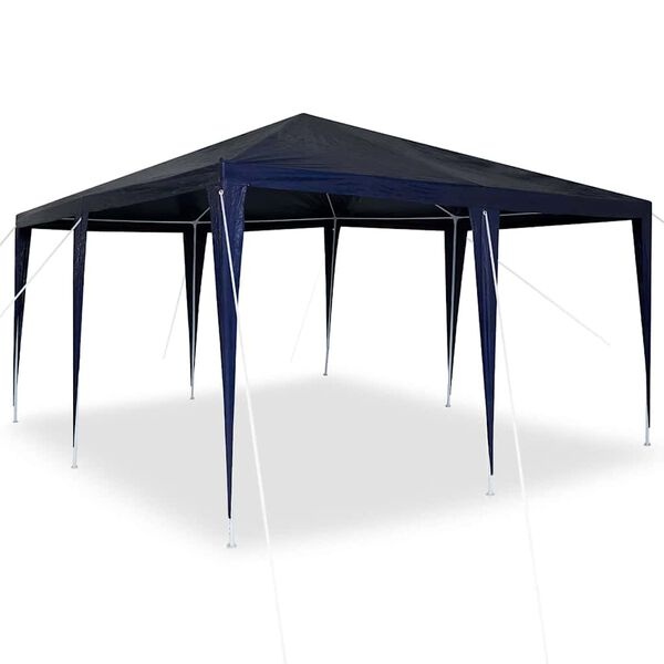 Vidaxl Tonnelle de jardin 400x400cm bleue - 40% de remise - État déballé