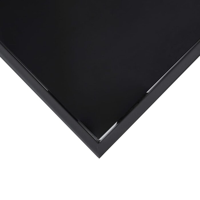 Vidaxl Table de bar de jardin 60x60x110 cm verre trempé noir - 41% de remise