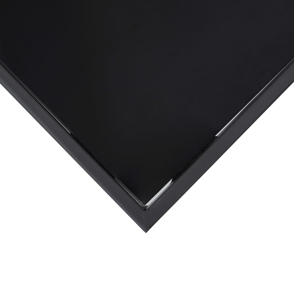 Vidaxl Table de bar de jardin 60x60x110 cm verre trempé noir - 41% de remise