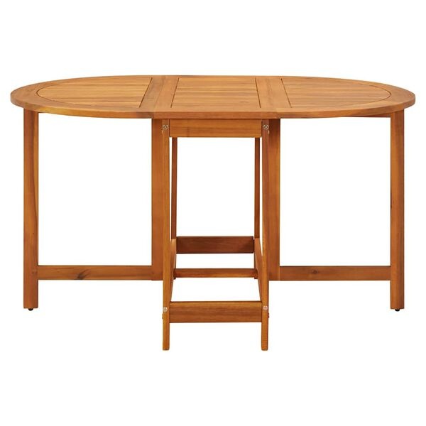 Vidaxl Table de jardin ovale en acacia massif - 130x90 cm - 41% de remise