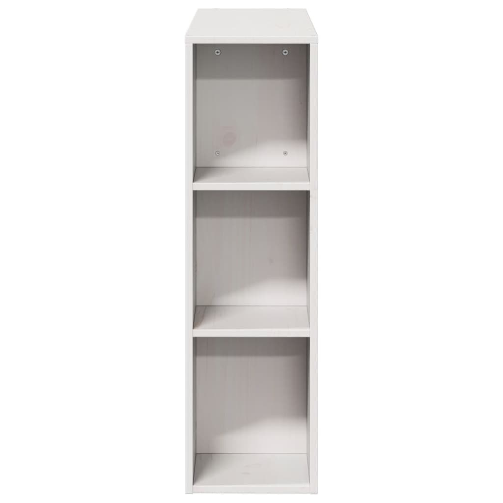 Vidaxl Tête de lit avec rangement 75 cm en bois de pin massif blanc - 41% de remise