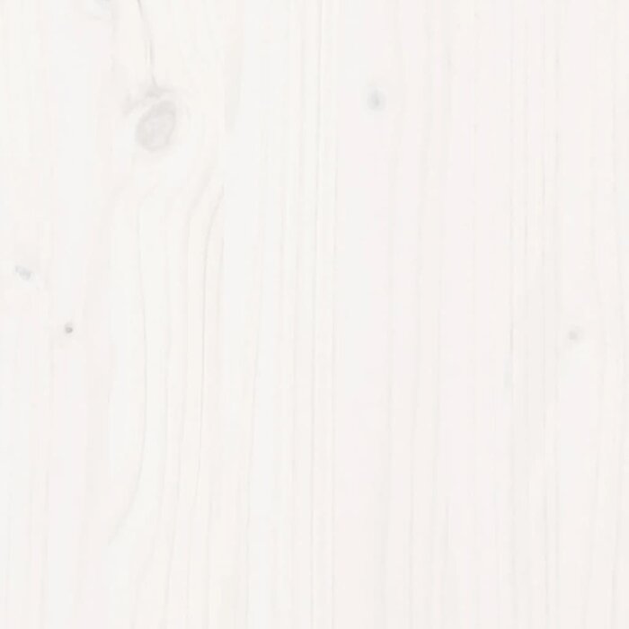 Vidaxl Tête de lit avec rangement 75 cm en bois de pin massif blanc - 41% de remise