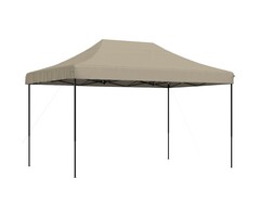 Vidaxl Tonnelle pliante pop-up 440x292 cm taupe - 41% de remise