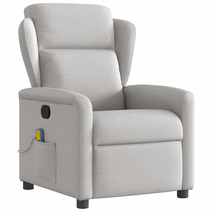 Vidaxl Fauteuil de massage inclinable gris nuage - 45% de remise
