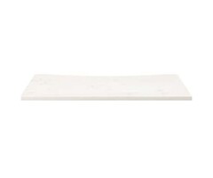 Vidaxl Plateau de bureau en bois de pin massif blanc 100x60 cm - 40% de remise