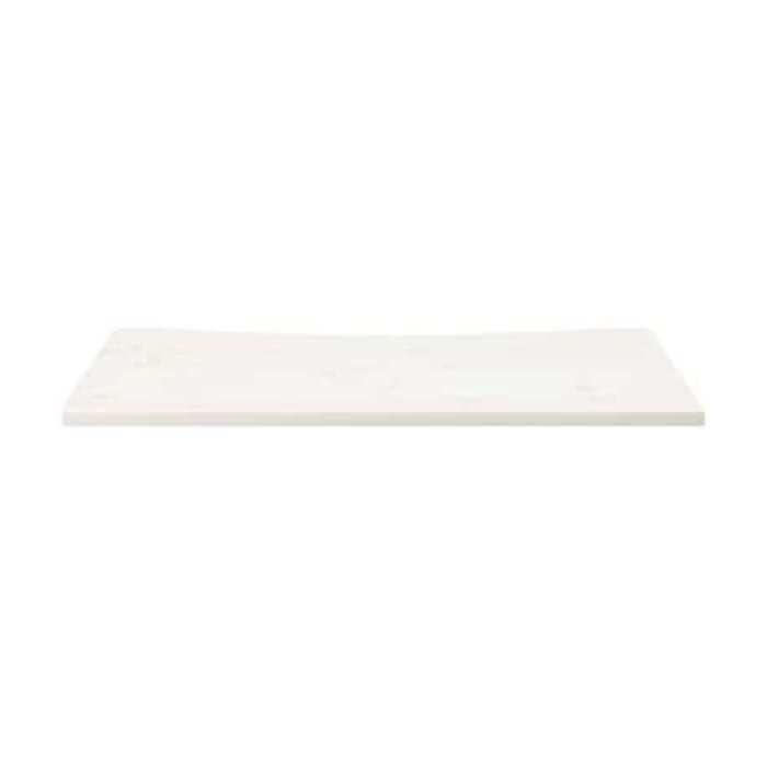 Vidaxl Plateau de bureau en bois de pin massif blanc 100x60 cm - 40% de remise