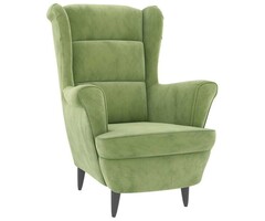 Vidaxl Fauteuil en velours vert clair - 41% de remise