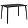 Table de jardin en acier anthracite 110x80 cm - 41% de remise