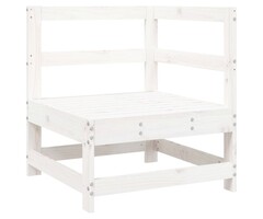 Vidaxl Banquette d'angle de jardin en pin blanc - 46% de remise