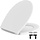 Abattant WC Ovale Soft-Close - Blanc - 45x37 cm - 36% de remise