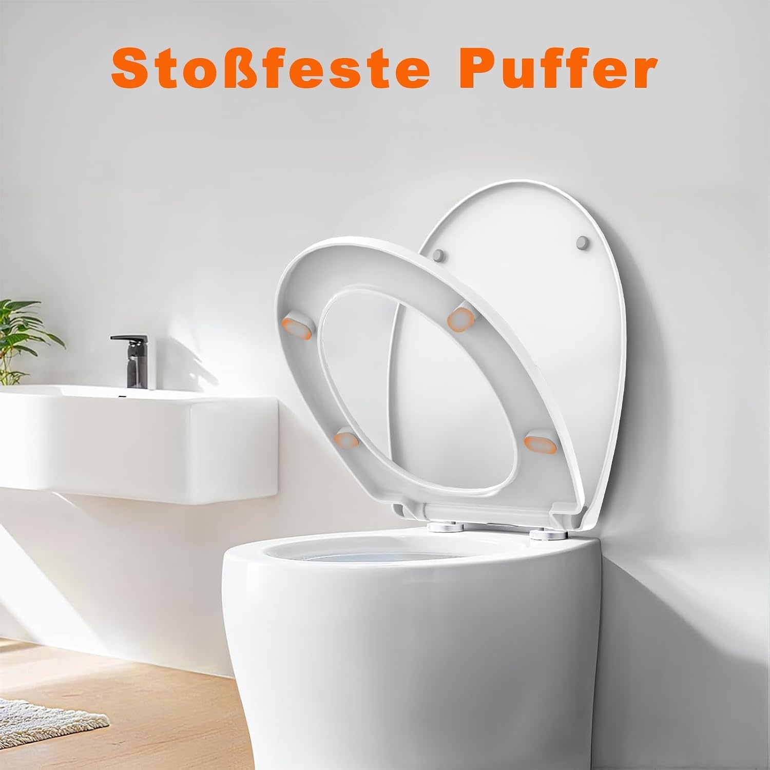 Amazon Abattant WC Ovale Soft-Close - Blanc - 45x37 cm - 36% de remise