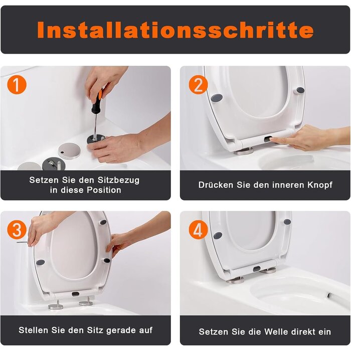 Amazon Abattant WC Ovale Soft-Close - Blanc - 45x37 cm - 36% de remise