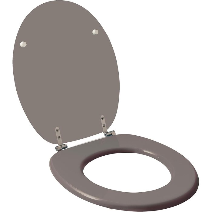 Amazon Abattant WC MDF Taupe Mat 43,5x36,5cm - 38% de remise