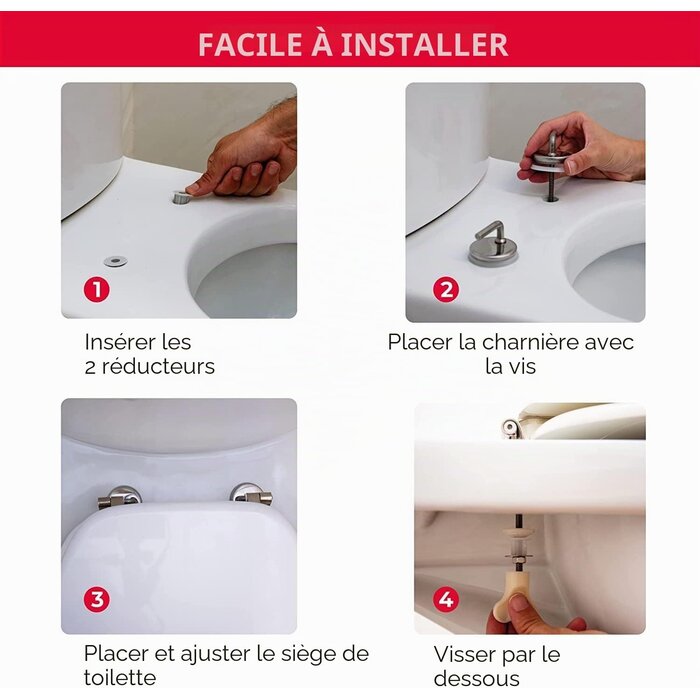 Amazon Abattant WC MDF Taupe Mat 43,5x36,5cm - 38% de remise