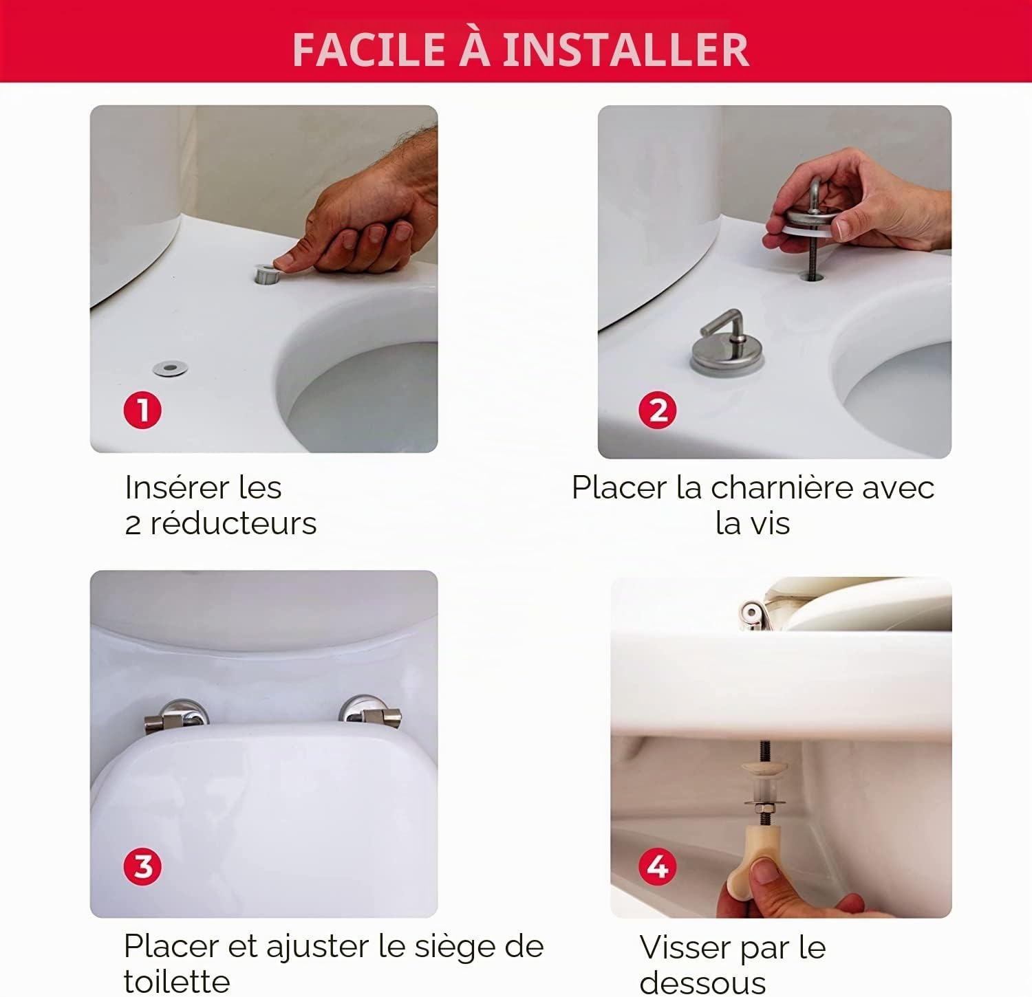 Amazon Abattant WC MDF Taupe Mat 43,5x36,5cm - 38% de remise