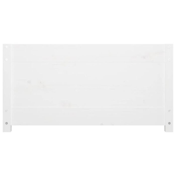 Vidaxl Banquette-lit 90x200 cm en bois de pin blanc - 41% de remise