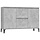 Buffet industriel gris béton 104 cm - 2 tiroirs et 2 portes - 40% de remise