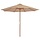 Parasol de jardin 300 cm en bois taupe - 41% de remise