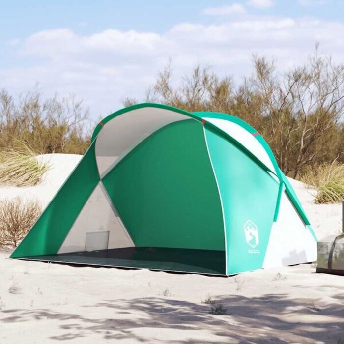 Vidaxl Tente de plage pop-up 2 places vert mer - 39% de remise